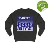 Birthday Party Retro Disco Dancers Sweatshirt