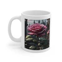 Pink Gothic Fantasy Rose Coffee Mug
