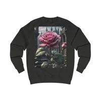 Rose Pink Flower Gothic Fantasy Sweatshirt