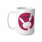 Pink Happy Easter Bunny Coffee Mug
