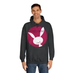 Pink Happy Easter Bunny Hoodie