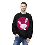 Pink Happy Easter Bunny Sweatshirt