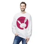 Pink Happy Easter Bunny Sweatshirt