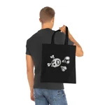 Pirate Skull And Crossbones Cotton Shopping Tote Bag