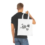 Pirate Skull And Crossbones Cotton Shopping Tote Bag