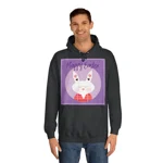 Purple Happy Easter Bunny Hoodie