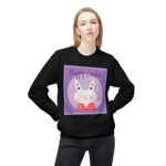 Purple Happy Easter Bunny Sweatshirt