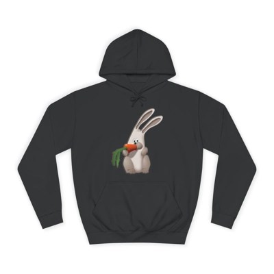 Rabbit Eating A Carrot Hoodie
