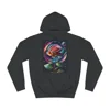 Rainbow Rose Cosmic Space Flower Hoodie