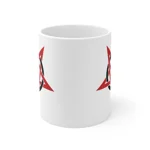 Red And Black Inverted Pentagram Coffee Mug