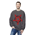 Red And Black Inverted Pentagram Sweatshirt
