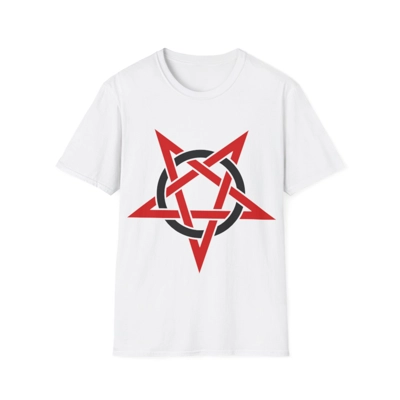 Red And Black Inverted Pentagram T-Shirt