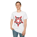 Red And Black Inverted Pentagram T-Shirt
