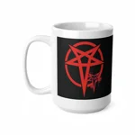 Red Evil Inverted Pentagram Coffee Mug