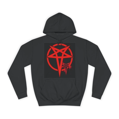 Red Evil Inverted Pentagram Hoodie