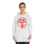 Red Evil Inverted Pentagram Hoodie