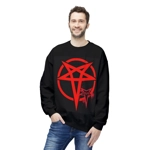 Red Evil Inverted Pentagram Sweatshirt