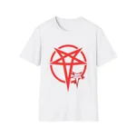 Red Evil Inverted Pentagram T-Shirt
