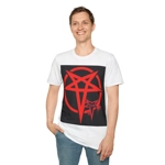 Red Evil Inverted Pentagram T-Shirt