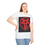 Red Evil Inverted Pentagram T-Shirt