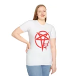 Red Evil Inverted Pentagram T-Shirt