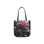 Rose Pink Flower Gothic Fantasy Shoulder Tote Bag