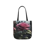 Rose Pink Flower Gothic Fantasy Shoulder Tote Bag