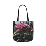 Rose Pink Flower Gothic Fantasy Shoulder Tote Bag