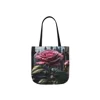 Rose Pink Flower Gothic Fantasy Shoulder Tote Bag