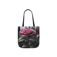 Rose Pink Flower Gothic Fantasy Shoulder Tote Bag