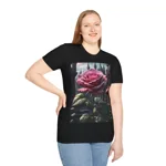 Rose Pink Flower Gothic Fantasy T-Shirt