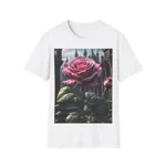 Rose Pink Flower Gothic Fantasy T-Shirt