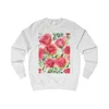 Roses Pink Large Dark Flowers Watercolour Pattern Sweatshirt