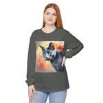 Russian Blue Cat Cute Watercolor Long Sleeve T-Shirt Russian Blue Cat Cute Watercolor Long Sleeve T-Shirt