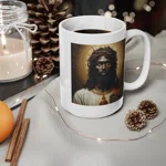 Sacred Heart of Black Jesus Coffee Mug