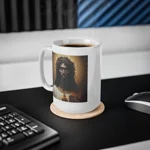Sacred Heart of Black Jesus Coffee Mug