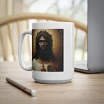 Sacred Heart of Black Jesus Coffee Mug