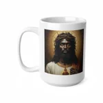 Sacred Heart of Black Jesus Coffee Mug