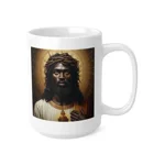 Sacred Heart of Black Jesus Coffee Mug
