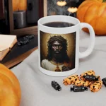 Sacred Heart of Black Jesus Coffee Mug
