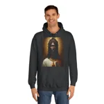 Sacred Heart of Black Jesus Hoodie