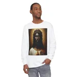 Sacred Heart of Black Jesus Long Sleeve T-Shirt
