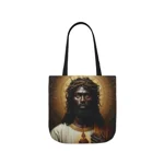 Sacred Heart of Black Jesus Shoulder Tote Bag