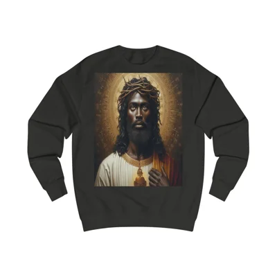 Sacred Heart of Black Jesus Sweatshirt