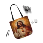 Sacred Heart of Jesus Shoulder Tote Bag