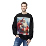 Santa Claus And Sack Of Gifts Watercolour Sweatshirt