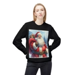 Santa Claus And Sack Of Gifts Watercolour Sweatshirt