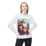 Santa Claus And Sack Of Gifts Watercolour Sweatshirt