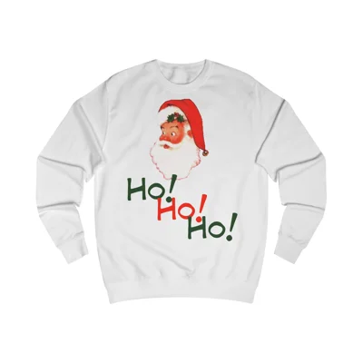 Vintage Santa Claus Ho Ho Ho Christmas Sweatshirt