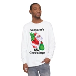 Season's Greeting Santa Claus Christmas Long Sleeve T-Shirt Season's Greeting Santa Claus Christmas Long Sleeve T-Shirt